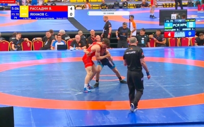 Вольная борьба: Якутянин Виктор Рассадин вышел в полуфинал чемпионата России