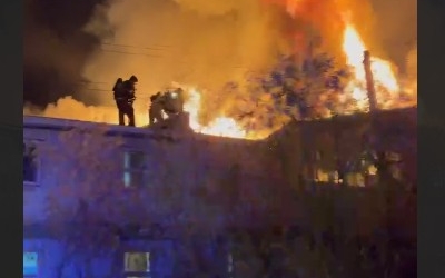 В Якутске на пожаре погиб мужчина. Эвакуировано 60 человек