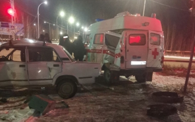 В Мирном машина скорой помощи попала в ДТП: Новые подробности