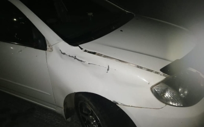 В Мирнинском районе бесправный водитель сбил женщину, гулявшую с собакой