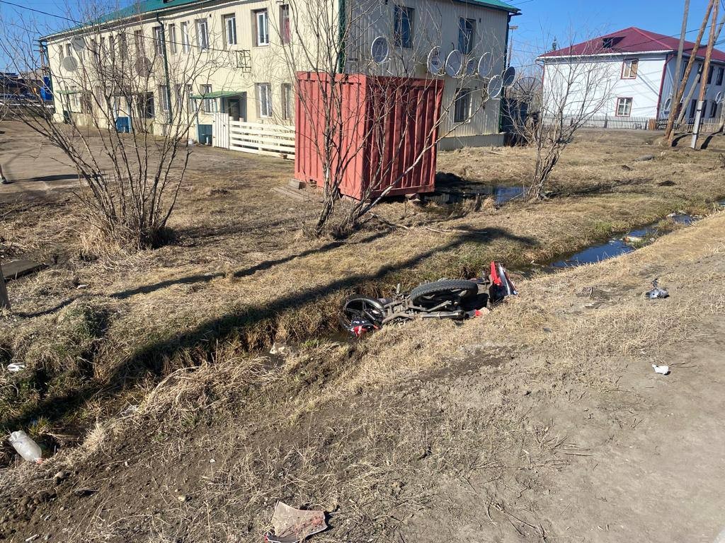 В Якутии еще два мотоциклиста серьезно пострадали в ДТП