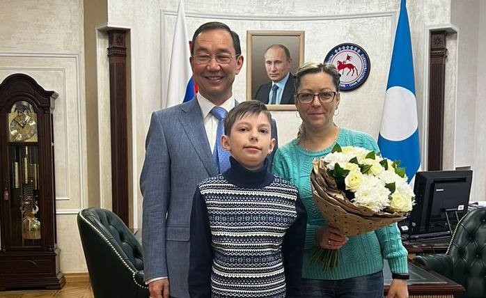 Айсен Николаев исполнил мечту юного якутянина